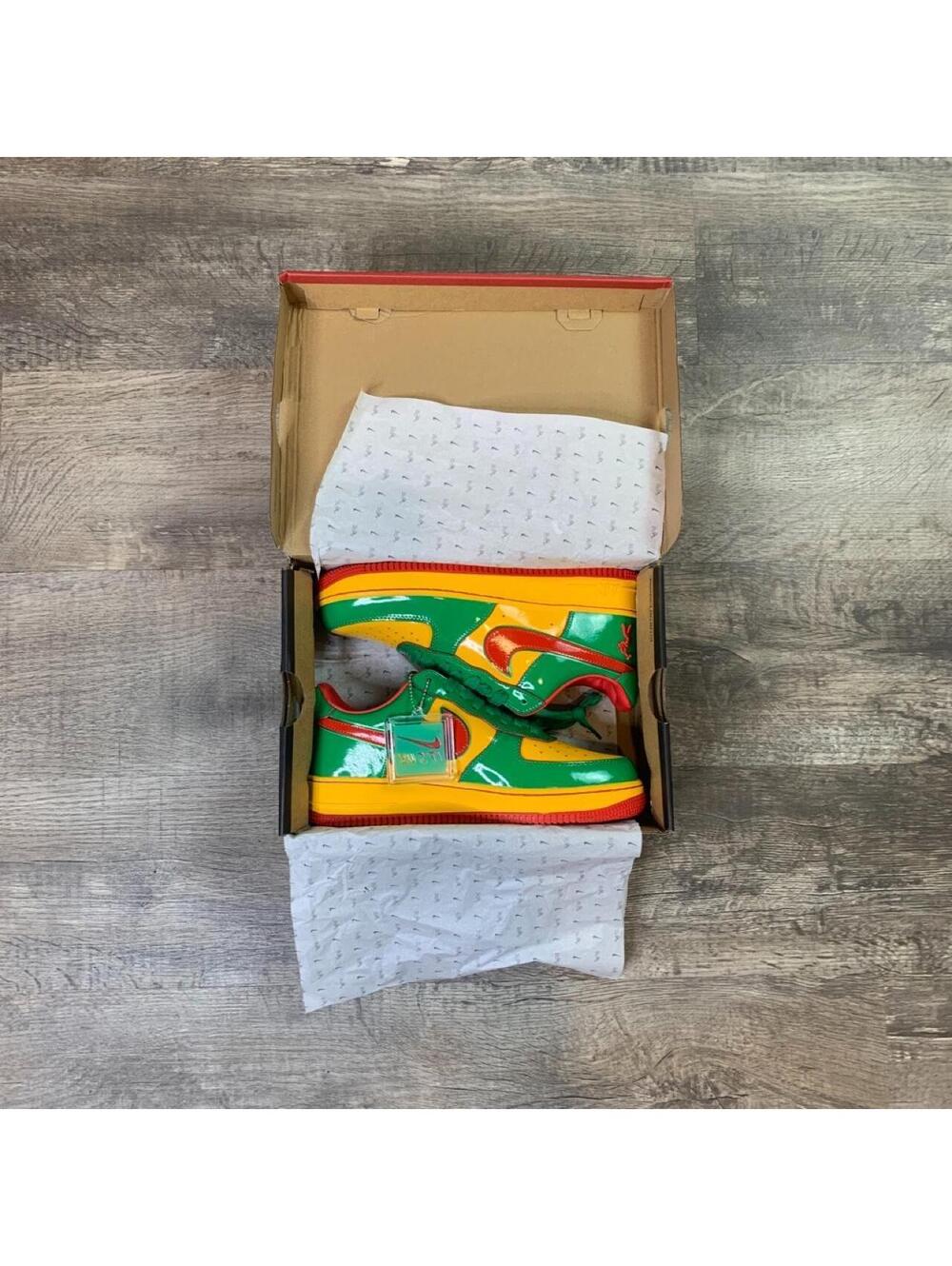 Nike Air Force 1 Low Concrete Boys Lucky Green | US M 10.5